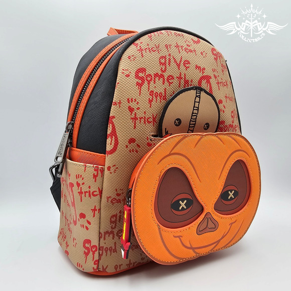 Loungefly TRICK R TREAT Trick \'r Treat Sam Pumpkin Mini Backpack main image 5
